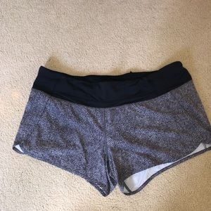 lulu lemon run time shorts 4in size 12